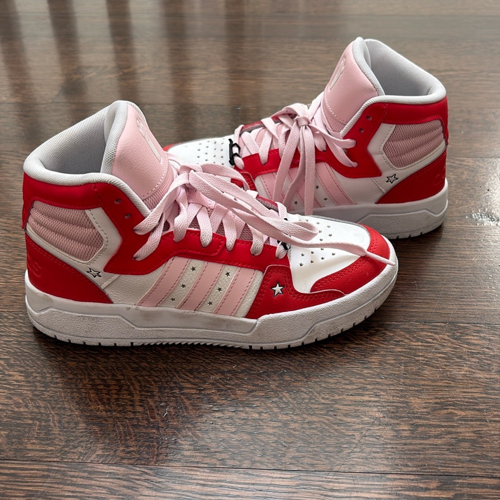 Adidas Neo Entrap Mid ‘White Red Pink’ Sneakers